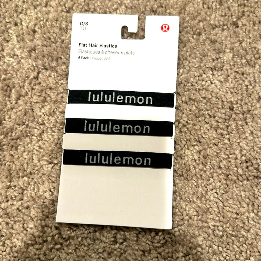 Hair elastics pack of 6. Lululemon